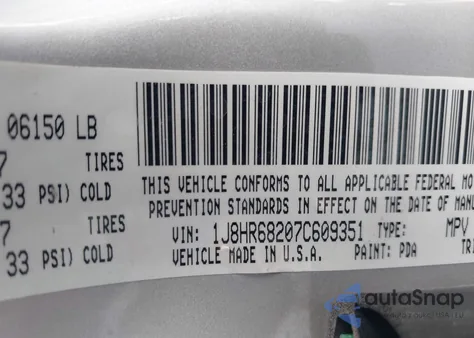 2007 Jeep Grand Cherokee Overland from USA, damaged, VIN 1J8HR68207C609351
